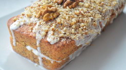 морковный кекс со сметанно-лимонной пропиткой