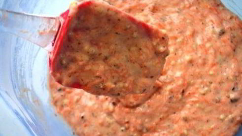 морковный кекс со сметанно-лимонной пропиткой