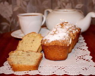 Очень простой ореховый кекс