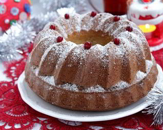 Ореховый рождественский кекс
