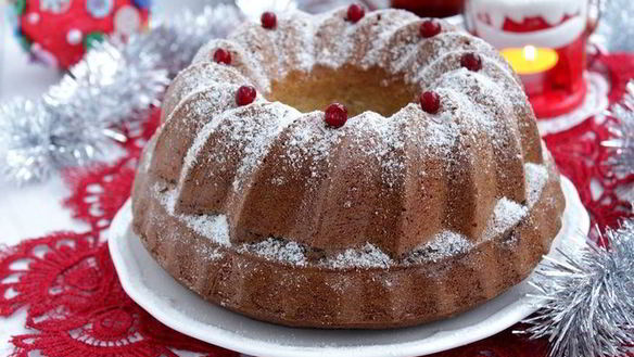 Рецепт Орехового рождественского кекса
