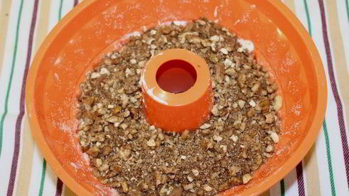 ореховый рождественский кекс