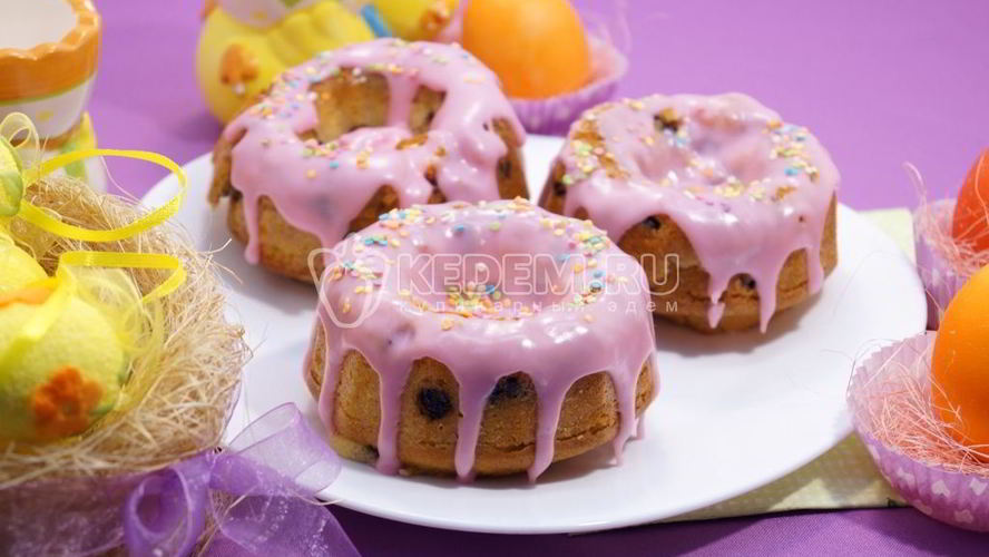 Рецепт пасхальных кексов с шоколадом