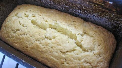 постный медово-апельсиновый кекс