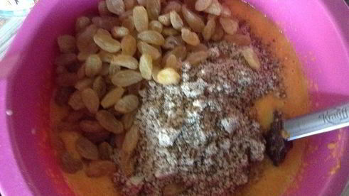 постный морковный кекс