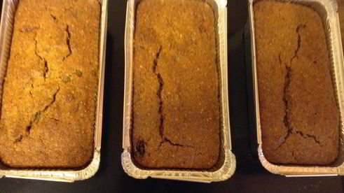 постный морковный кекс