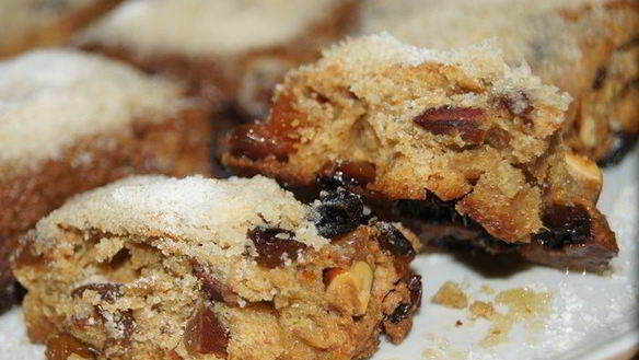 Рецепт Рождественского творожного Штоллена