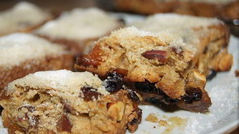 рождественский творожный штоллен