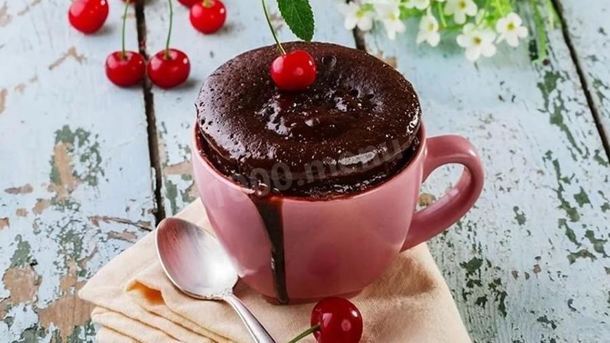 Рецепт шоколадного фондана в микроволновке