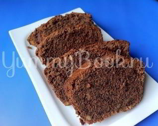 Шоколадный кекс с красным вином