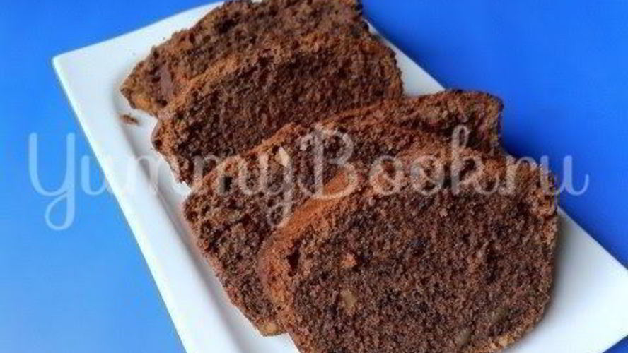 Рецепт шоколадного кекса с красным вином