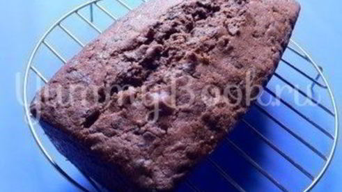 шоколадный кекс с красным вином