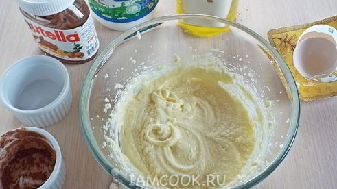 шоколадные кексы с нутеллой