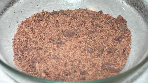 шоколадные кексы с персиками