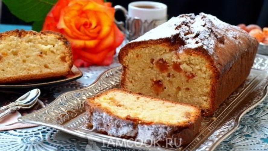 Рецепт творожного кекса на кефире