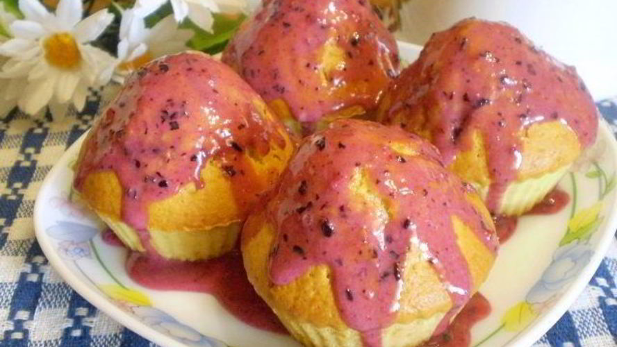 Рецепт вкусных кексиков в силиконовых формочках