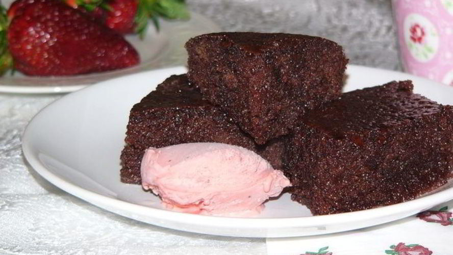 Рецепт влажного кекса с какао