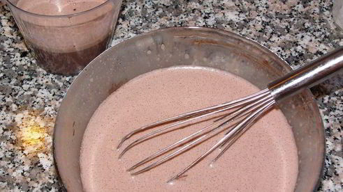 влажный кекс с какао