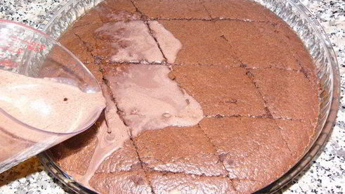 влажный кекс с какао