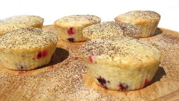 Рецепт Воздушных кексов со смородиной