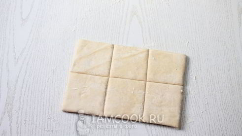 хачапури из слоеного теста