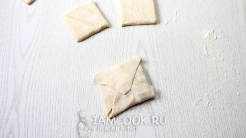 хачапури из слоеного теста