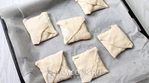 хачапури из слоеного теста