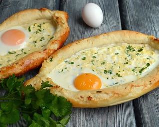 Хачапури по аджарски на кефире