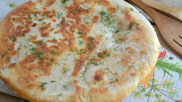 Рецепт Теста для хачапури на кефире