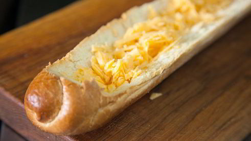 багет с фрикадельками