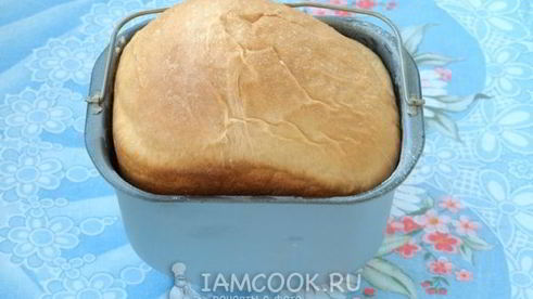 белый хлеб в хлебопечке