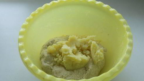 картофельный хлеб с тыквенными семечками