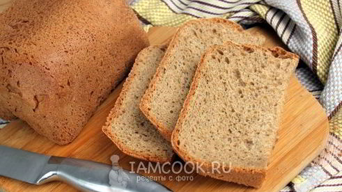 хлеб ароматный с отрубями в хлебопечке