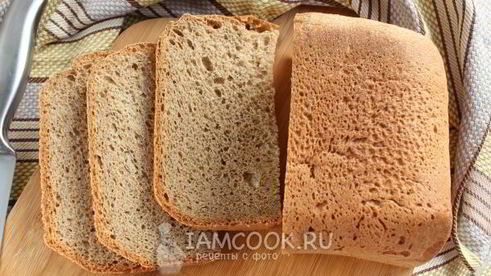 хлеб ароматный с отрубями в хлебопечке