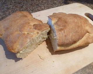 Хлеб на кефире бездрожжевой