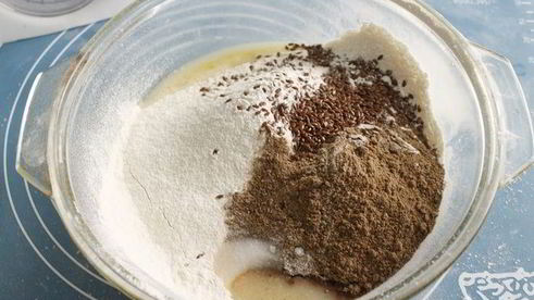 хлеб с льняной мукой