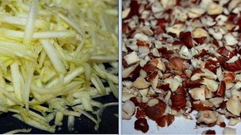 хлеб с цуккини и лесными орехами