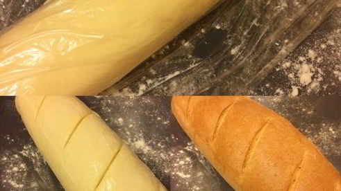 молочный батон