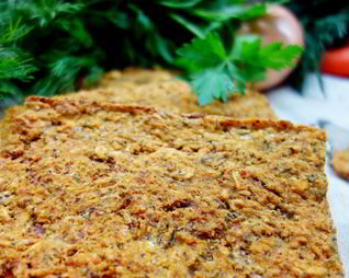 Морковно-луковые хлебцы