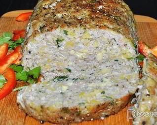 Мясной хлеб с картофелем