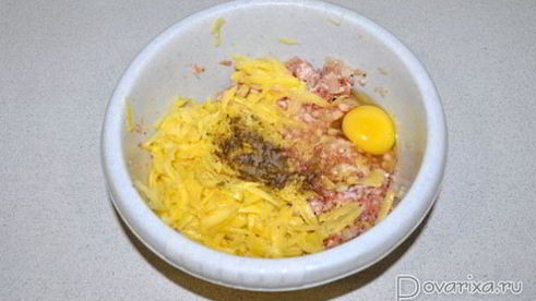 мясной хлеб с картофелем