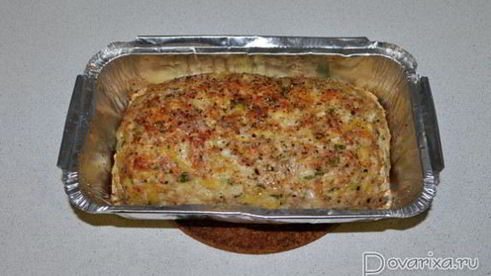 мясной хлеб с картофелем