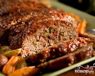 Мясной хлеб в аэрогриле