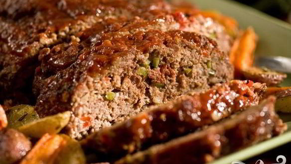 Рецепт Мясного хлеба в аэрогриле