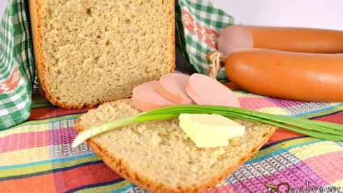 овсяный хлеб на смальце в хлебопечке