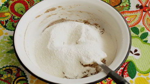 пшенично-ржаной хлеб с льняными семечками