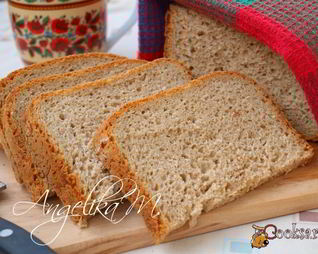 Ржаной хлеб с овсяными хлопьями на пиве в хлебопечке