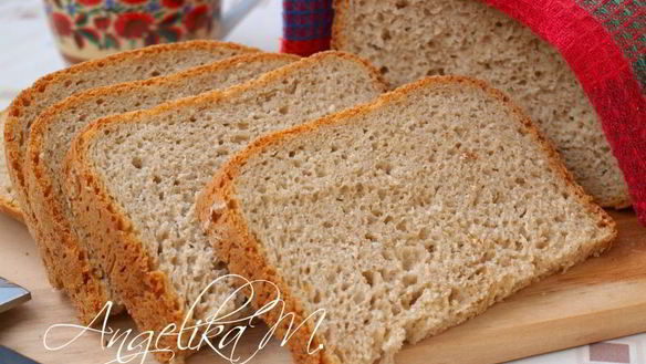 Рецепт Ржаного хлеба с овсяными хлопьями на пиве в хлебопечке
