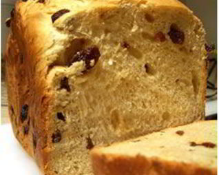 Сдобный хлеб с изюмом