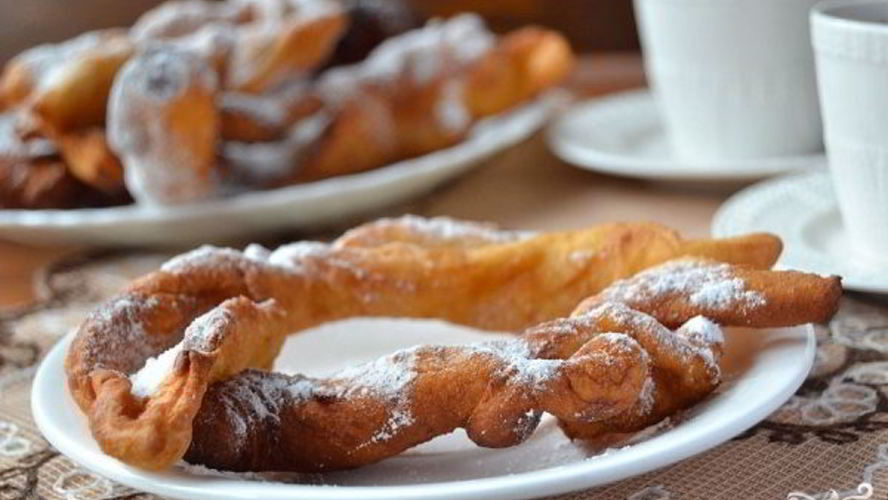 Рецепт хвороста на ряженке